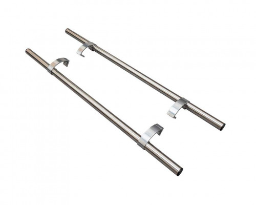 Ручка двустор., полиров. нерж. сталь, L=1000, 2 кроншт. хром краш. 1 ком.