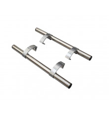 Ручка двустор., полиров. нерж. сталь, L=500, 2 кроншт. хром краш. 1 ком.