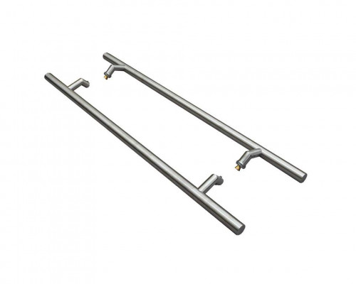 Ручка из нерж. стали с угловым смещением, 0,8х32х700х1000, шлифованная 1 ком.