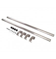 Ручка офисная прямая 1000мм с креплением, толщина трубы 1,6 Неокрашенный