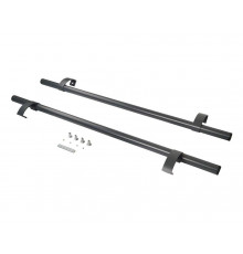 Ручка офисная прямая 1000мм с креплением, толщина трубы 1,6 антрацит RAL 7016 1 ком.