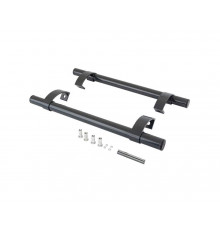 Ручка офисная прямая 500мм с креплением, толщина трубы 1,6,  Антрацит RAL7016 1 ком.