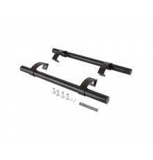 Ручка офисная прямая 500мм с креплением, толщина трубы 1,6,  Черный RAL9005 1 ком.