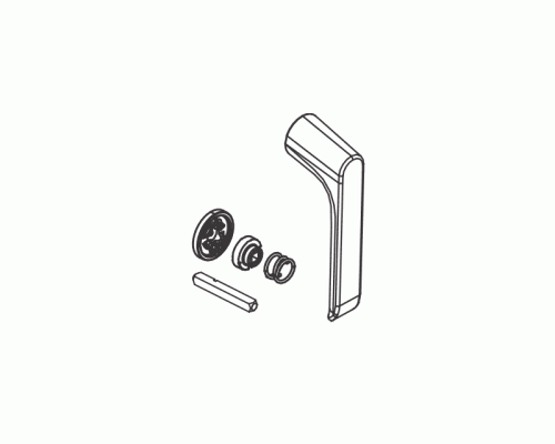 Ручка оконная 1112.00 с квадратным штифтом 7 мм, бел. RAL9016 1 шт. Ручка оконная 1112.00 с квадратным штифтом 7 мм, бел. RAL9016 1 шт.