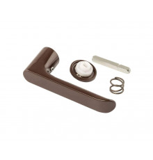 Ручка оконная 1112.00 с квадратным штифтом 7 мм, корич. RAL8017 1 шт.