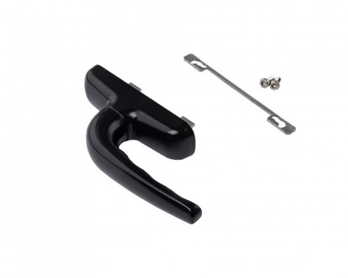 Ручка оконная COMFORT двухзахватная, черн. RAL9005 матов. 1 шт.