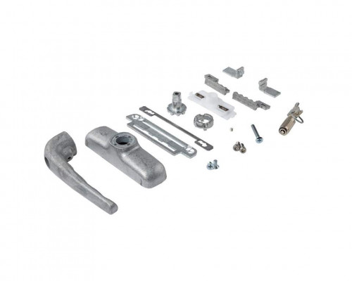 Ручка оконная COMFORT двухзахватная, с ключом, неокраш. 1 шт.