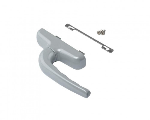 Ручка оконная COMFORT двухзахватная, серебр. RAL9006 1 шт.