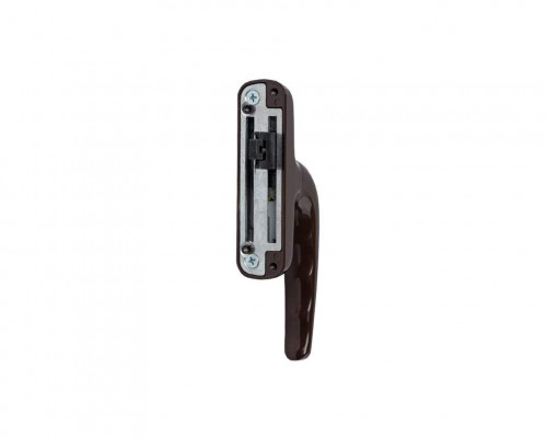 Ручка оконная COMFORT с блокиратором, корич. RAL8017 1 шт. Ручка оконная COMFORT с блокиратором, корич. RAL8017 1 шт.