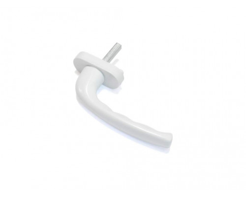 Ручка оконная "ЭЛИТ" штифт 38 мм, комплект (+ 2 винта), белая 1 шт.