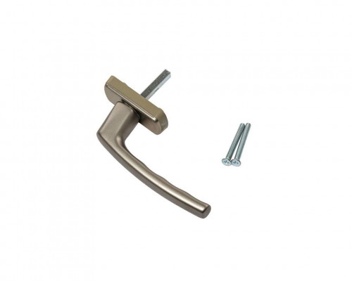 Ручка оконная Internika CAPRI, 38 мм, 45°, 2 винта, титан