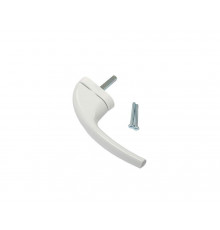 Ручка оконная Internika CHICO, 38 мм, 45°, 2 винта, белый RAL9016