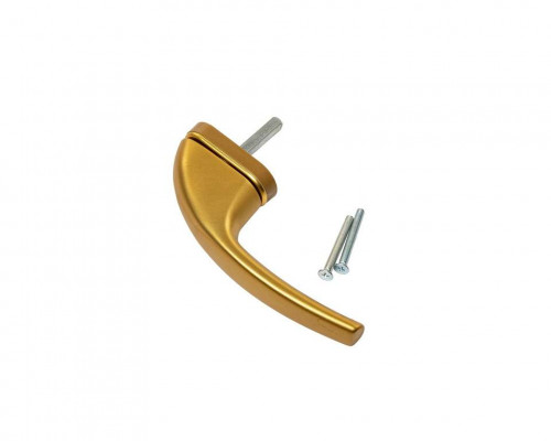 Ручка оконная Internika CHICO, 38 мм, 45°, 2 винта, золото