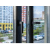 Ручка оконная Internika DUBLIN 35 мм, алюминиевая, 2 винта, черный матовый RAL9005M (45°) 1 шт.