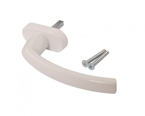 Ручка оконная Internika FILIZ, 38 мм, 45°, 2 винта, белый RAL9016