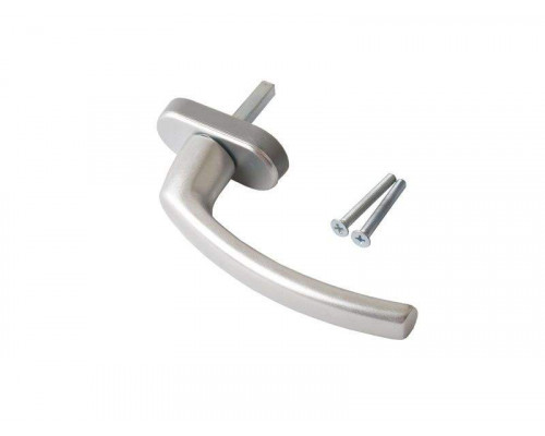 Ручка оконная Internika FILIZ, 45 мм, 45°, 2 винта, серебро