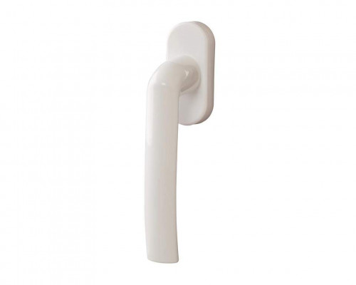 Ручка оконная Internika Kronos штифт 37 мм, 45°, белый (9016), 2 винта 5*45мм 1 шт.