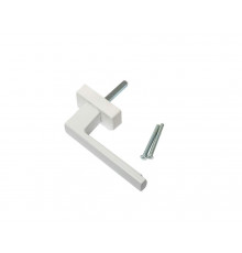 Ручка оконная Internika RIO, 38 мм, 45°, 2 винта, белый RAL9016