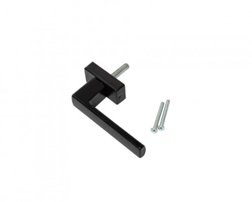 Ручка оконная Internika RIO, 38 мм, 45°, 2 винта, черный RAL9005