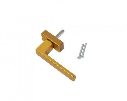 Ручка оконная Internika RIO, 38 мм, 45°, 2 винта, золото