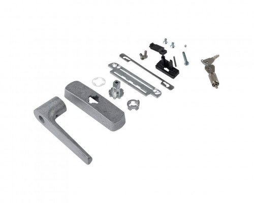 Ручка оконная KARMA с блокиратором, Логика с ключом, прав/лев, неокраш. 1 шт.