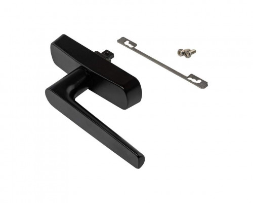 Ручка оконная KARMA с блокиратором, черн. матов. 1 шт.