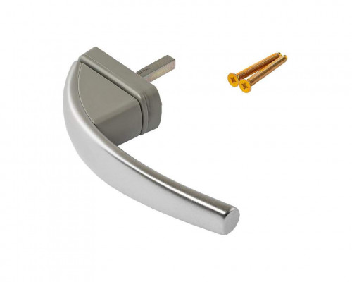 Ручка оконная ROTO SWING штифт 37мм + 2 винта 5х45 серебро R01.1 1 шт.