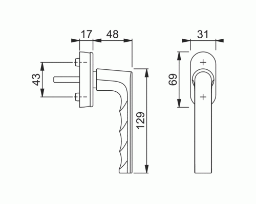 Ручка оконная алюминиевая HOPPE Hamburg SecuForte, штифт vario fit 32-42 мм, 45°, 2 винта М5х45, 2 винта М5х50, черный матовый 1 шт. Ручка оконная алюминиевая HOPPE Hamburg SecuForte, штифт vario fit 32-42 мм, 45°, 2 винта М5х45, 2 винта М5х50, черный матовый 1 шт.