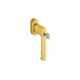 Ручка оконная алюминиевая с ключом HOPPE Hamburg SecuForte , штифт vario fit 32-42 мм, 45°, 2 винта М5х45, 2 винта М5х50, золото