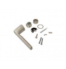 Ручка оконная без розетки Horvik кругл., неокраш., 2 винта