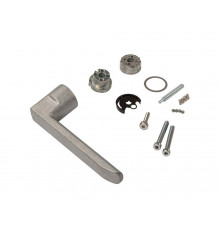 Ручка оконная без розетки Horvik квадр., неокраш., 2 винта