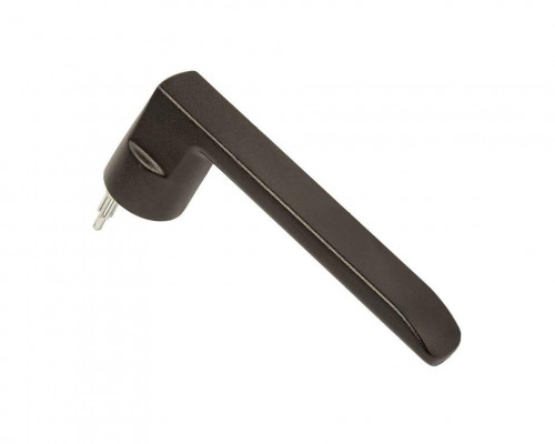 Ручка оконная без розетки квадрат., черн.