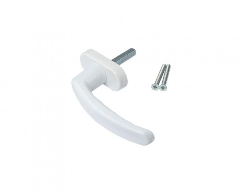 Ручка оконная пластиковая, 38mm, белый (RAL9016) 1 шт.