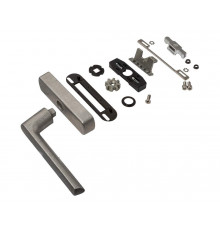 Ручка оконная + приемник, неокраш.