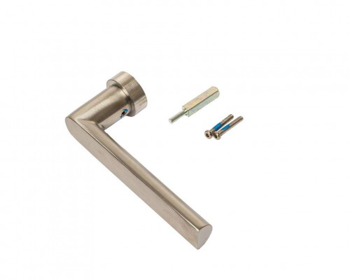 Ручка оконная с кольцом FZ19, штифт 7x20-32 мм, 2 винта, нерж. сталь