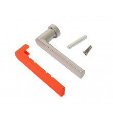 Ручка оконная с кольцом FZ19, штифт 7x20-32 мм, 2 винта, серебр.