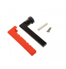 Ручка оконная с кольцом FZ24, штифт 7x20-32 мм, 2 винта, черная