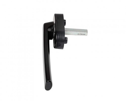 Ручка плоская для Patio Fold с логотипом Roto, 35 мм, фиксация на 90 градусов, цвет R06.2М (черный янтарь матовый)