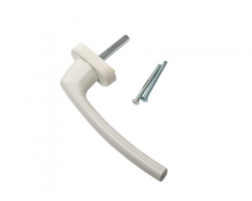 Ручка внутренняя, длина 173 мм, штифт 7/45мм, белый (RAL9016), 2 винта М5х55