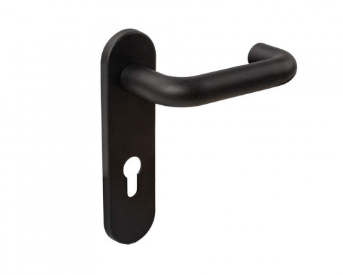 Ручки на планке ELEMENTIS для противопожарных дверей , нейлон,черная