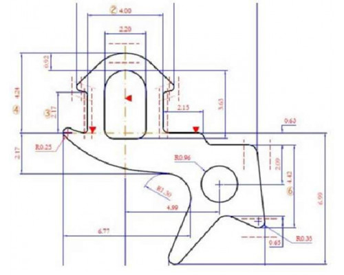 Уплотнитель совместим с профилем KBE 255 (стеклопакет), EPDM, чёрный цена за 1 метр