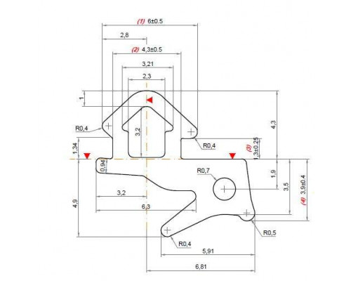 Уплотнитель совместим с профилем VEKA 253 (рама, стеклопакет), EPDM, серый цена за 1 метр