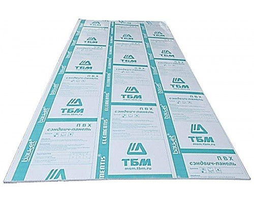 Сэндвич-панель Bauset RS 10х1500х3000 (0,8x1,0) белый глянец 1 шт. Сэндвич-панель Bauset RS 10х1500х3000 (0,8x1,0) белый глянец 1 шт.
