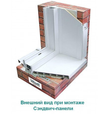 Сэндвич-панель (нарезка) Bauset TPL 10х400мм белый матовый 2,0 м 1 шт.