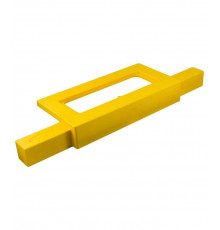 Шаблон пластиковый для регулируемых скрытых петель, без вставок с овальными отверстиями