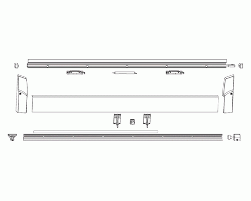 Шины SKB-S/SE/Z 1051-1250, комплект белый Шины SKB-S/SE/Z 1051-1250, комплект белый