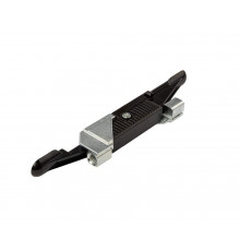 Шпингалет дверной врезной, 30мм,  верх/низ, черн.