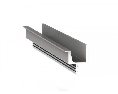 Скрытая профиль-ручка под пропил, L=4000мм, отделка алюминий 1 шт.