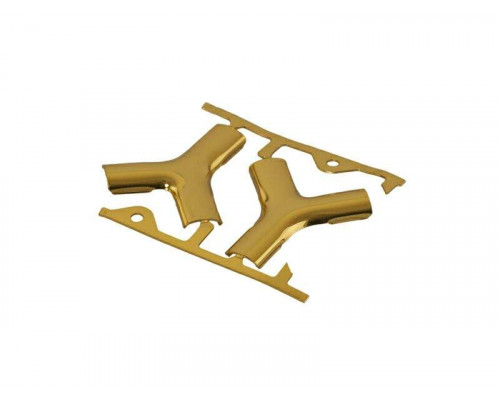 Соединение Y-образное Helima  8мм золотое