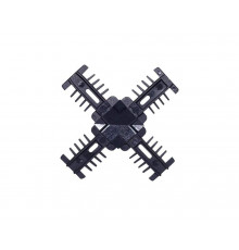 Соединение декоративное крестовое Isabel, 18x8, антрацит для двустороннего профиля